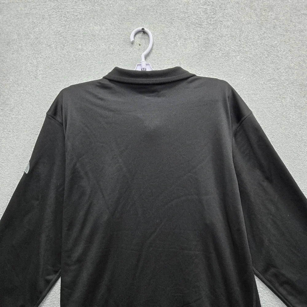 The North Face Men Sweatshirt XXL/TTG Black Embroidered Fleece Logo Pullover